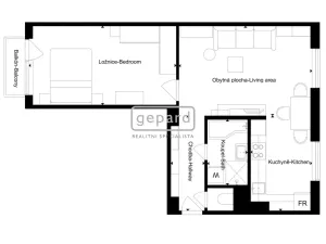 Pronájem bytu 2+kk, Brno - Horní Heršpice, Bednářova, 65 m2