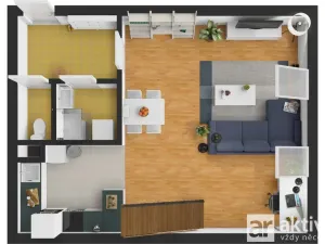 Prodej bytu 2+kk, Šestajovice, Komenského, 63 m2