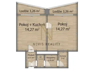 Pronájem bytu 1+1, Plzeň, Heyrovského, 36 m2