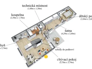 Prodej rodinného domu, Podbořany - Buškovice, 94 m2
