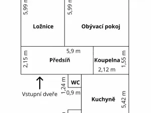 Pronájem bytu 2+1, Praha - Vinohrady, Římská, 85 m2