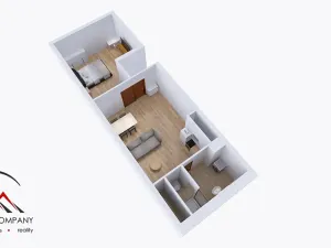 Pronájem apartmánu, Ostrava, Cihelní, 54 m2
