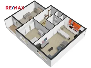 Prodej bytu 3+kk, Praha - Modřany, Jordana Jovkova, 62 m2