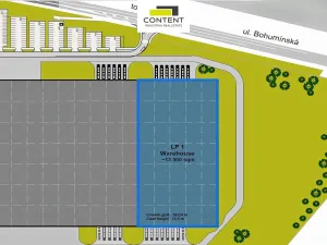 Pronájem skladu, Ostrava - Hrušov, Žižkova, 4200 m2