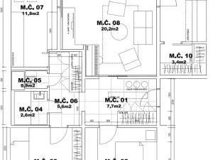 Pronájem bytu 4+1, Brno, Kosíkova, 92 m2