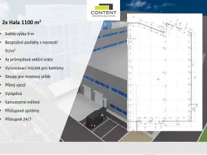 Pronájem skladu, České Budějovice - České Budějovice 4, Pekárenská, 4400 m2