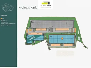 Pronájem výrobních prostor, Přehýšov, 8000 m2