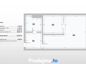 Pronájem bytu 2+kk, Znojmo, Kosmákova, 60 m2