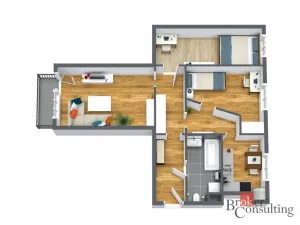 Prodej bytu 3+1, Tachov, 63 m2