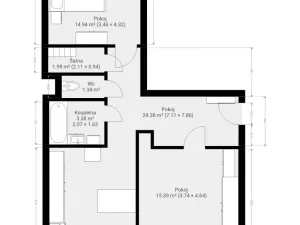 Pronájem bytu 2+1, Brno, Cacovická, 63 m2