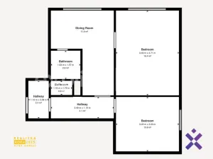 Pronájem bytu 2+1, Valašské Meziříčí, U Vodojemu, 55 m2