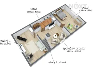 Prodej rodinného domu, Pnětluky, 175 m2