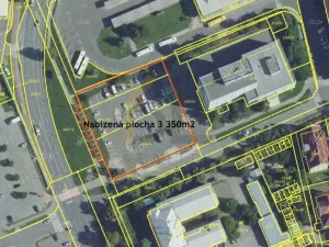Pronájem komerčního pozemku, Hodonín, Velkomoravská, 3350 m2