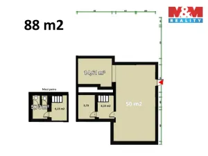 Pronájem obchodního prostoru, Plzeň - Vnitřní Město, Solní, 88 m2