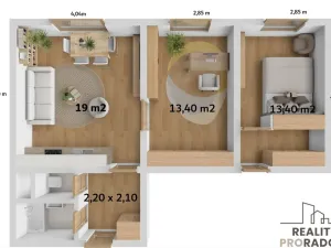 Prodej bytu 2+kk, Opava - Kateřinky, Na Pastvisku, 51 m2