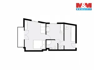 Pronájem bytu 1+1, Všenory, Květoslava Mašity, 41 m2