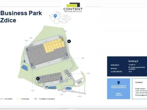 Pronájem výrobních prostor, Zdice, Komenského, 5000 m2