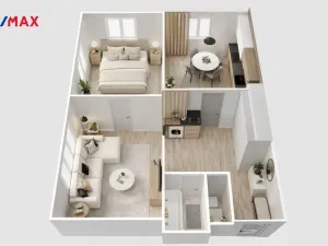 Prodej bytu 2+1, Hradec Králové, Průmyslová, 58 m2