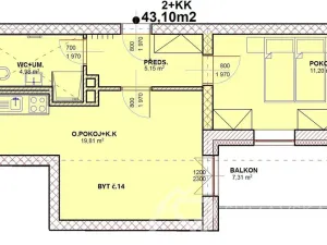 Prodej bytu 2+kk, Kašperské Hory, Česká, 43 m2