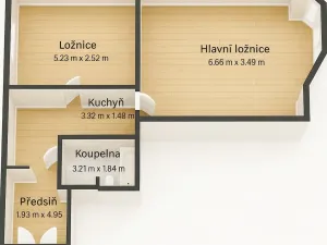 Prodej bytu 2+kk, Praha - Michle, Nuselská, 56 m2