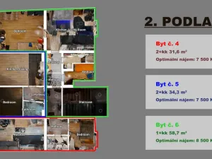 Prodej činžovního domu, Duchcov, Husova, 360 m2