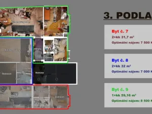 Prodej činžovního domu, Duchcov, Husova, 360 m2