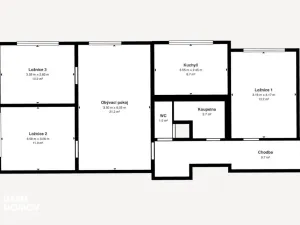 Pronájem bytu 4+1, Zlín, Ševcovská, 84 m2