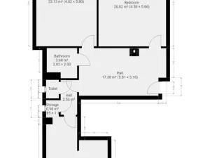 Pronájem bytu 2+1, Praha - Holešovice, Strojnická, 93 m2
