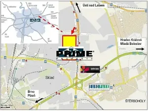 Pronájem kanceláře, Praha - Malešice, Tiskařská, 206 m2