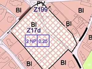 Prodej pozemku pro bydlení, Chrudim, 1994 m2