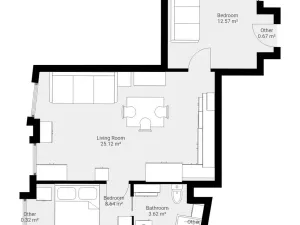 Prodej bytu 3+kk, Praha - Staré Město, Dlouhá, 51 m2