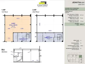 Pronájem skladu, Praha - Malešice, Tiskařská, 458 m2