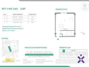Prodej bytu 1+kk, Kroměříž, Slovanské náměstí, 41 m2