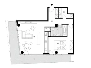 Pronájem bytu 2+kk, Brno, Nové sady, 128 m2