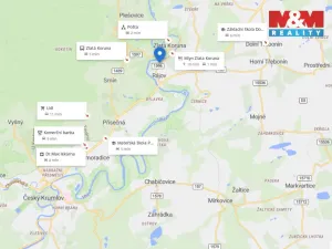 Prodej komerčního pozemku, Zlatá Koruna - Rájov, 1054 m2