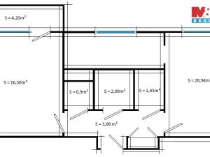 Prodej bytu 2+1, Ostrava - Poruba, Opavská, 57 m2