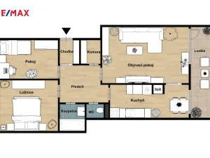 Prodej bytu 3+1, Jesenice, V Lázních, 72 m2