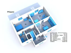Prodej rodinného domu, Tuchoraz, 107 m2
