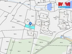 Prodej pozemku pro bydlení, Mladá Vožice - Chocov, 488 m2