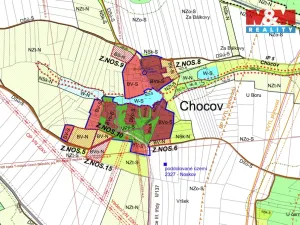Prodej pozemku pro bydlení, Mladá Vožice - Chocov, 488 m2