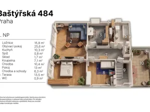 Prodej rodinného domu, Praha, Baštýřská, 267 m2