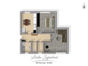 Prodej bytu 2+1, Chrast, Jiráskova, 62 m2