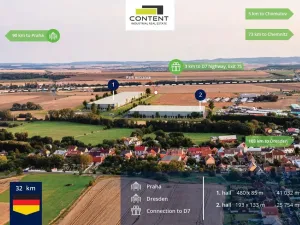 Pronájem výrobních prostor, Údlice, Droužkovická, 2500 m2