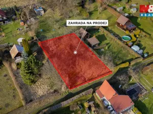 Prodej zahrady, Česká Kamenice, 435 m2