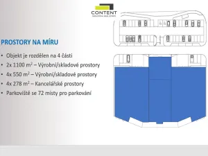 Pronájem skladu, České Budějovice - České Budějovice 4, Pekárenská, 550 m2