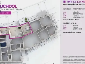 Prodej bytu 2+kk, Praha - Suchdol, U hotelu, 52 m2