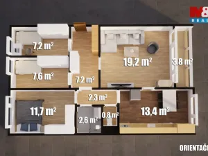 Prodej bytu 4+1, Ústí nad Labem - Severní Terasa, Rabasova, 78 m2