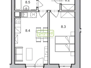 Prodej bytu 2+kk, Praha, Rychtáře Petříka, 42 m2