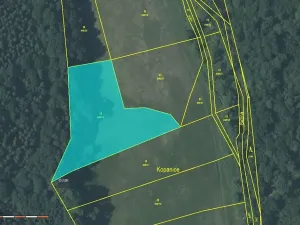 Prodej podílu pole, Bítov, 7251 m2