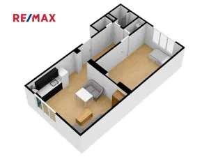 Pronájem bytu 2+kk, Přehýšov, 54 m2